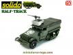 Le kit pour l'Half-track US bâché a tourelle métal en miniature de Solido au 1/50e