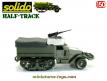 Le kit pour l'Half-track US bâché a tourelle métal en miniature de Solido au 1/50e