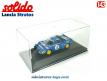 La Lancia Stratos Monté-Carlo 1979 bleue en miniature par Solido au 1/43e