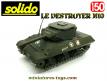 Le blindage de toit pour les M10 M36 Jackson miniature Solido Verem au 1/50e