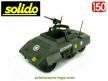 La planche de marquages français 2e DB du Ford M20 miniature Solido au 1/50e