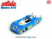 La Matra 670 de 1972 en miniature par Solido au 1/43e