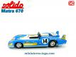 La Matra 670 de 1972 en miniature par Solido au 1/43e
