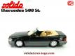 Le cabriolet Mercedes 500 SL modèle 1989 en miniature par Solido au 1/43e