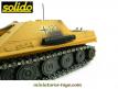 Le tube latérale noir des chars Panther et Jagdpanther Solido en miniatures