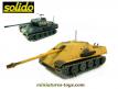 Le tube latérale noir des chars Panther et Jagdpanther Solido en miniatures