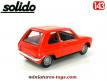 La Peugeot 104 ZS rouge de 1972 en voiture miniature par Solido au 1/43e