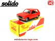 La Peugeot 104 ZS rouge de 1972 en voiture miniature par Solido au 1/43e
