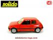 La Peugeot 205 GTI rouge en miniature de Solido au 1/43e