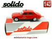 La Peugeot 504 berline de liaison pompiers en miniature Solido au 1/43e