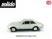 Le coupé 504 Peugeot gris métal miniature par Solido au 1/43e