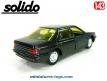 La Peugeot 605 noire métal en voiture miniature Solido au 1/43e