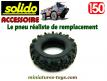 Le gros pneu réaliste adaptable pour miniatures militaires Solido au 1/50e