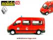 Le Renault Master pompiers en miniature de Solido au 1/50e