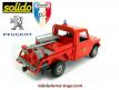 Le Peugeot P4 pick-up CCF Picot pompiers en miniature par Solido au 1/43e