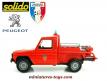 Le Peugeot P4 pick-up CCF Picot pompiers en miniature par Solido au 1/43e