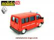 Le Renault Trafic minicar pompiers en miniature de Solido au 1/50e