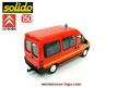 Le Citroën Jumper vitré pompiers de Haute-Saône en miniature Solido au 1/50e