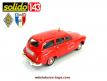 Le break Renault Frégate ambulance pompiers en miniature de Solido au 1/43e