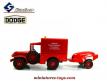 Le Dodge 4x4 pompiers avec une motopompe en miniature de Solido au 1/50e