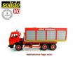 Le Mercedes porte berce épuisement pompiers en miniature Solido au 1/60e