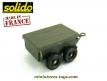 La remorque militaire a deux essieux en miniature de Solido au 1/48e