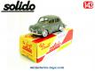 La Renault 4 cv grise de 1954 en miniature par Solido au 1/43e