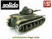 Le char français Renault R35 de l'armée allemande en miniature Solido au 1/50e
