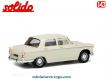 La Peugeot 404 berline de 1962 blanche miniature par Solido au 1/43e