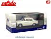 La Peugeot 404 berline de 1962 blanche miniature par Solido au 1/43e