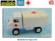 Le camion Simca Unic 4x4 blanc ambulance ONU miniature de Solido au 1/50e