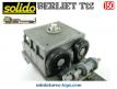 Le support roues de secours gris du Berliet T12 porte char de Solido au 1/50e