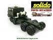 Le treuil et la manivelle du Berliet T12 porte char miniature de Solido au 1/50e
