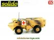 Le VAB Renault 4x4 ambulance sanitaire en miniature de Solido au 1/50e