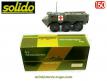 Le VAB 6x6 vert sanitaire ambulance en miniature de Solido au 1/50e 