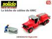 La bâche de cabine grise du GMC pompiers miniature de Solido Verem au 1/50e