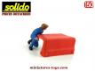 La bâche de cabine rouge du GMC 6x6 pompiers miniature Solido Verem au 1/50e