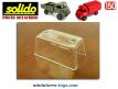Le vitrage du Simca Unic Marmon miniature de Solido Verem au 1/50e