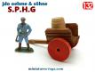 Le chariot bois western en miniature par SPHG JDO OEHME und Söhne au 1/32e