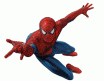 La figurine en matière plastique de Spider-man