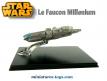 Le Faucon Millenium miniature de la guerre des étoiles et des films Star Wars