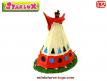 Un tepee indiens en miniature par Starlux au 1/32e incomplet