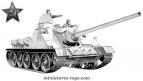 Le char russe SU 100 L/54 D10 S blanc en miniature de Solido au 1/50e