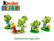 Un ensemble de 5 Super Spacys en figurines plastique par Ferrero Kinder Surprise