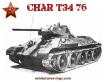 Le char russe T34/76 modèle 1943 en miniature de Solido au 1/50e