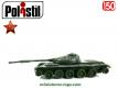 Le char russe T62 miniature de Polistil au 1/50e incomplet