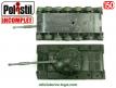 Le char russe T62 miniature de Polistil au 1/50e incomplet