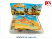 Un ensemble de cow-boys et indiens en figurines plastique au 1/32e
