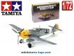 Le chasseur allemand Messerschmitt BF109E-4 en kit de Tamiya au 1/72e