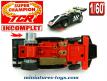 La voiture de course noire Indy Jam Car miniature pour circuit TCR Slot cars
